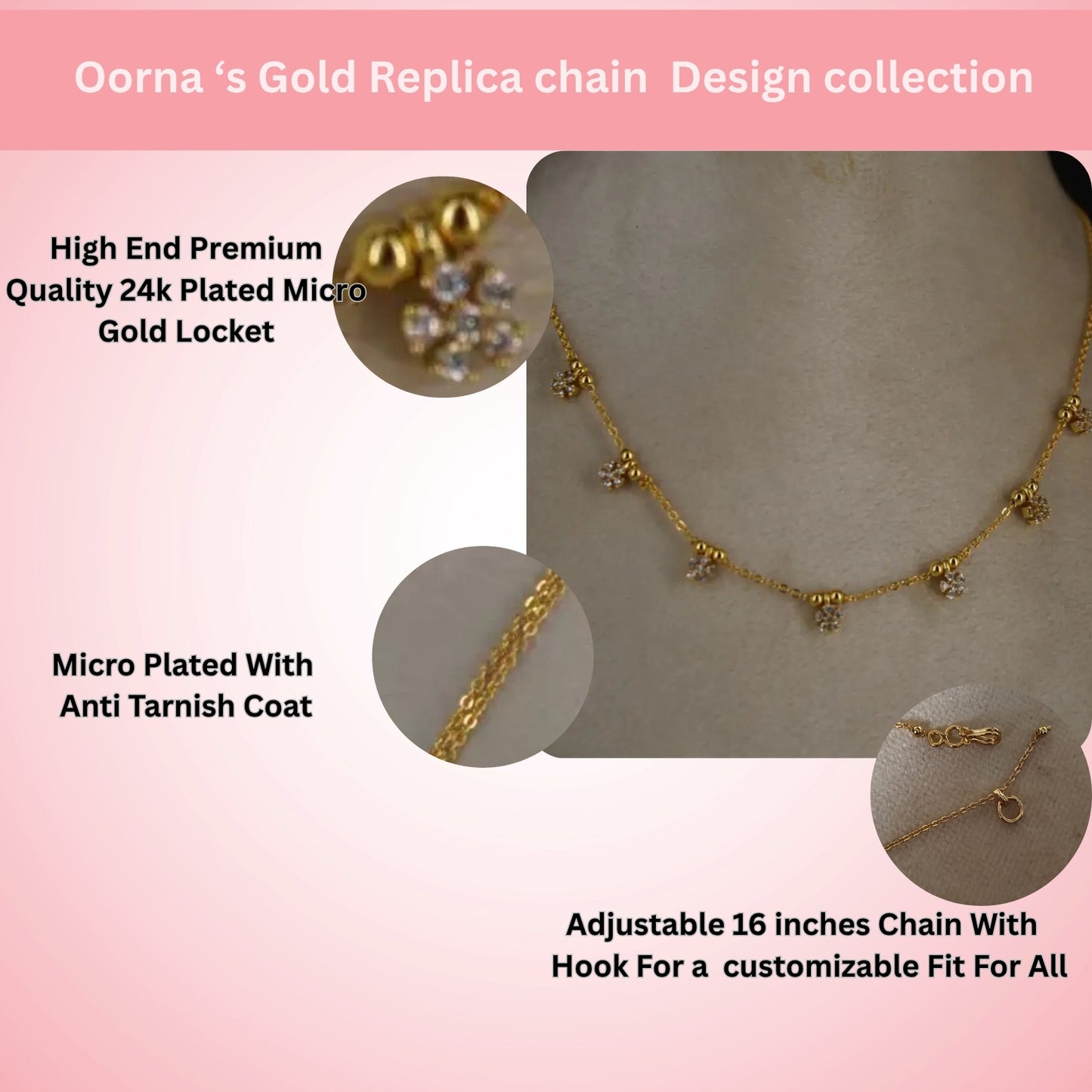 7 Star CZ Pendent Necklace HK0408