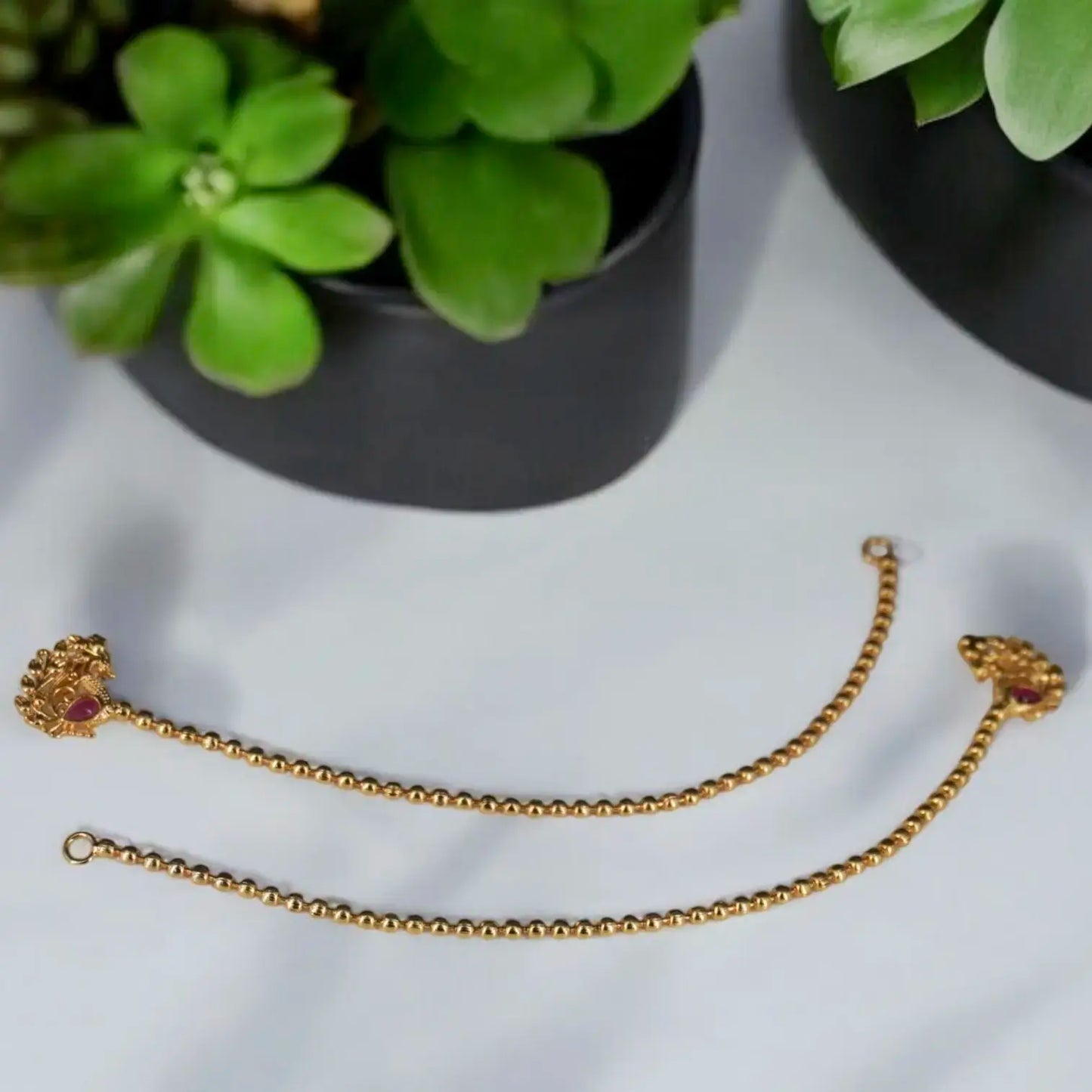 CH012 Peacock earchain