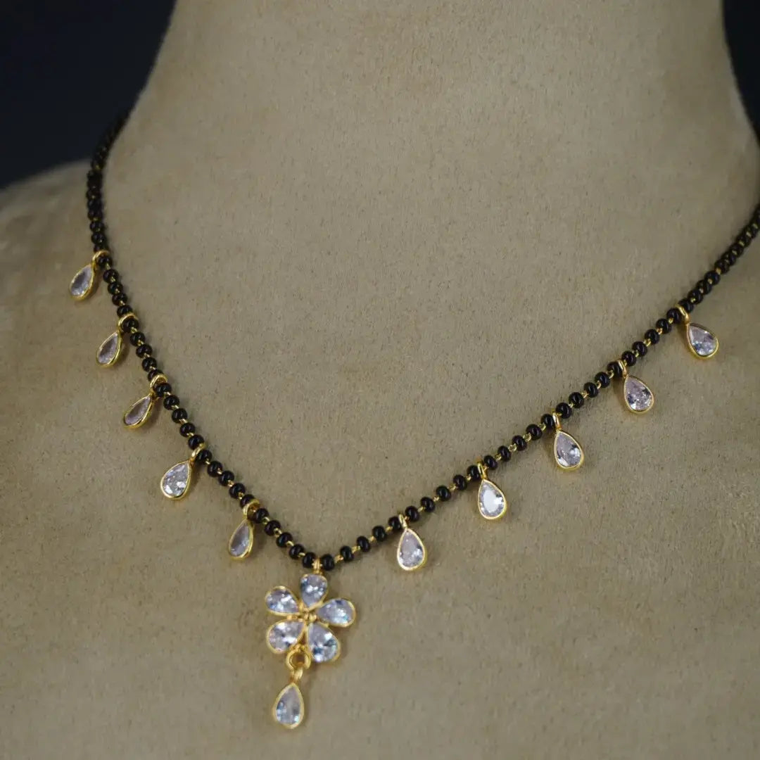 Clear Drops Mangalsutra Chain HK0389