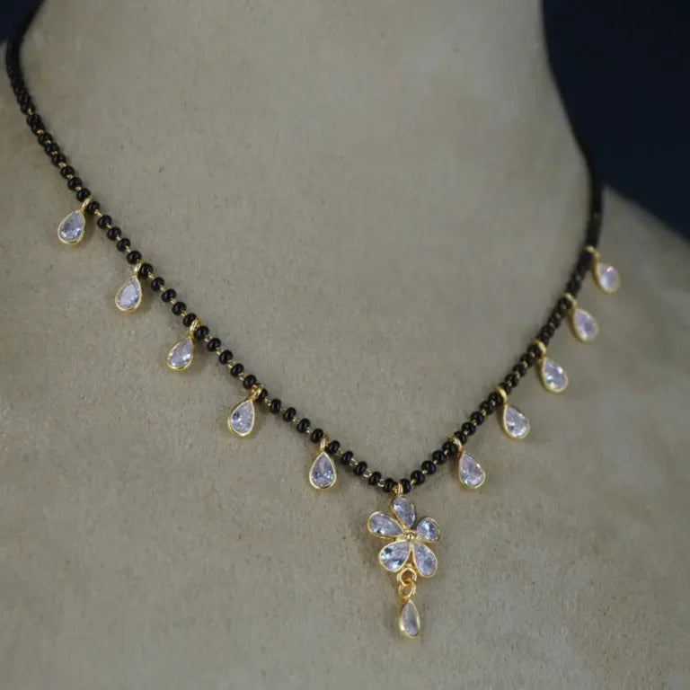 Clear Drops Mangalsutra Chain HK0389