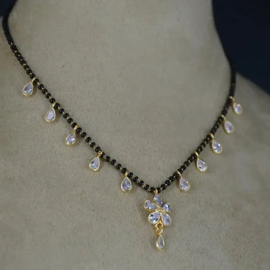 Clear Drops Mangalsutra Chain HK0389